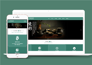 绿色宽屏陶瓷工艺文化艺术公司网站模板