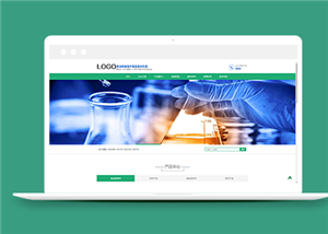 绿色简单环保新材料科技公司网站模板