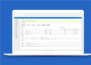 蓝色简约企业网站后台系统管理html模板