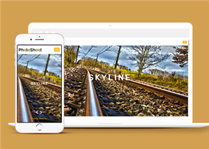 响应式创意户外摄影拍摄作品集网站html模板