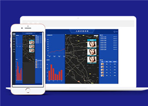 丰富人脸识别系统后台管理模板