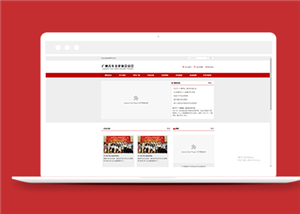红色简约青年文化协会类企业前端模板下载
