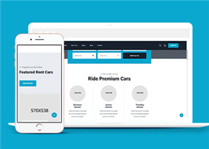 响应式租赁市场设备网站模板下载